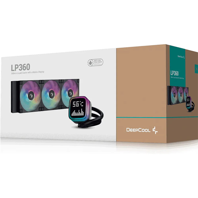 خرید کولر پردازنده DeepCool LP360 - سیاه